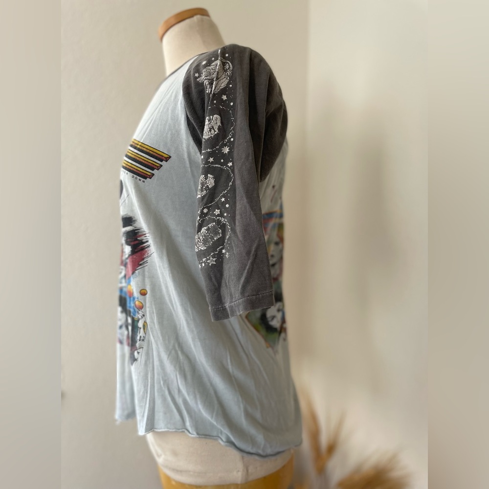 Vintage Van Halen Thrashed Raglan Shirt Authentic Original Bootleg - Picture 8 of 10